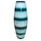 Uniquewise Bamboo Cylinder Floor Vase-Handcrafted Tall Decorative Vase-Ideal for Dining Room, Living Room, 16.5", Blue QI003245.MC.S - alternate 6